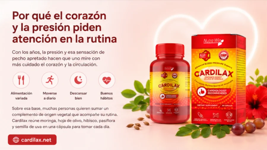 Cardilax — apoyo de origen vegetal para quien cuida su bienestar cardiovascular