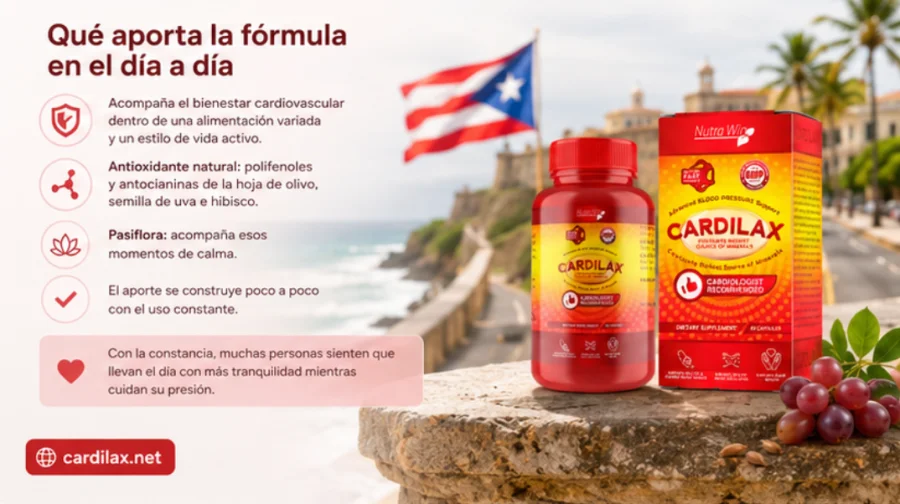 Cardilax — suplemento dietético para acompañar la presión día a día